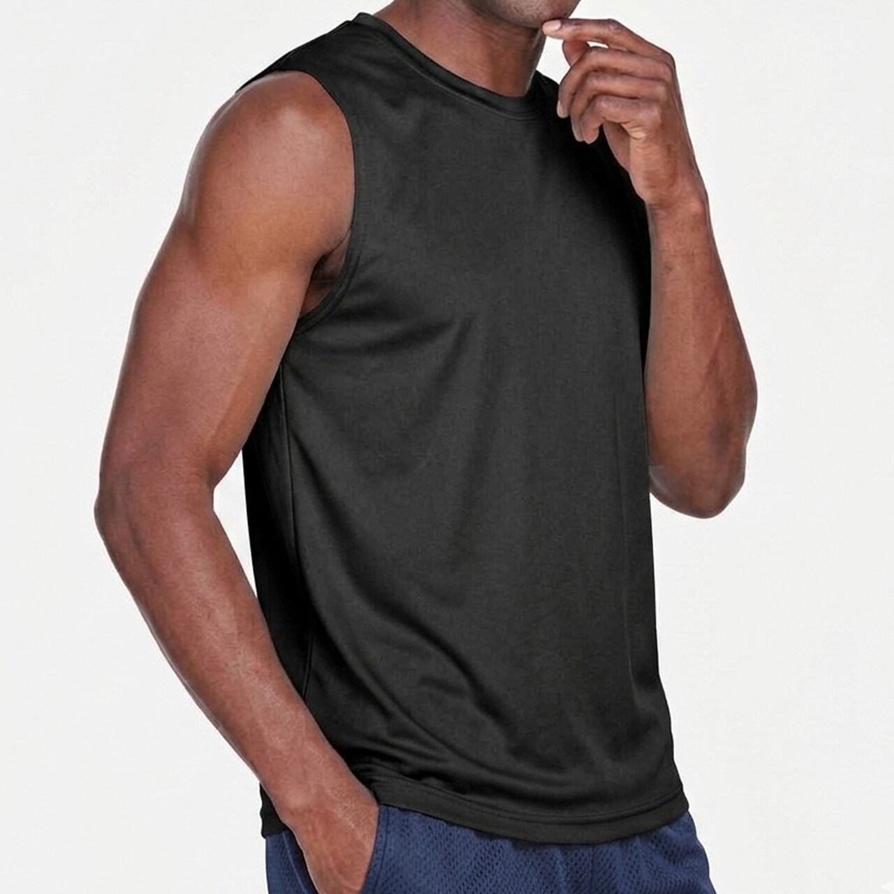 Team 365 Men's Zone Performance Muscle T-Shirt, Sleeveless Athletic Tank for Gym & Casual Wear